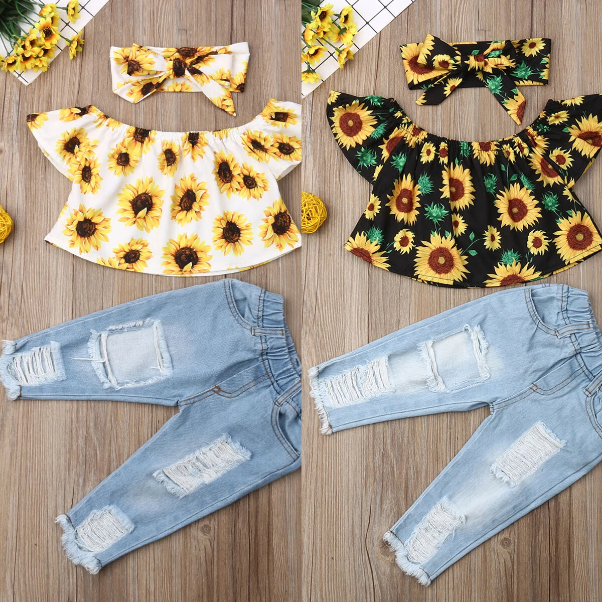 Little girl on sale distressed jeans