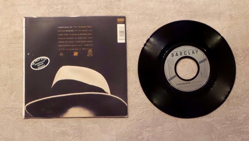 VINYLE 45T 7" SP PROMO / YVES MARTIN "COMPLÈTEMENT FOU" 1989 POP, ELECTRONIQUE - Picture 2 of 2