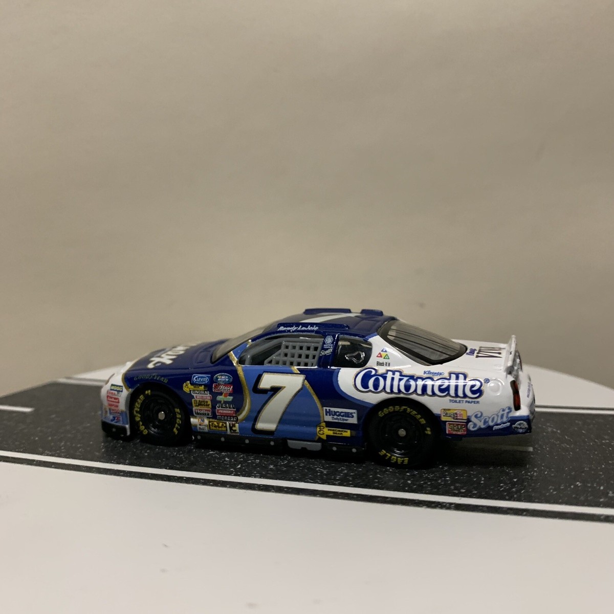 Racing Champions NASCAR Chase the Race Randy LaJoie #7 Kleenex