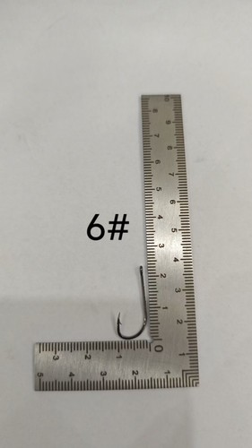 100pcs Offset Bait Holder Hooks Long Shank Carbon Steel for Estuary Fishing - 第 9/15 張圖片