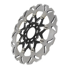 Black 11.8" Floating Front Brake Rotor Disc For Harley Road King Road Glide FLHT