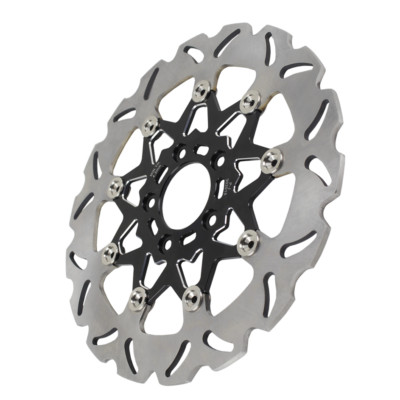 Black 11.8'' Floating Front Brake Rotor Disc For Harley Road King Road Glide FLHT
