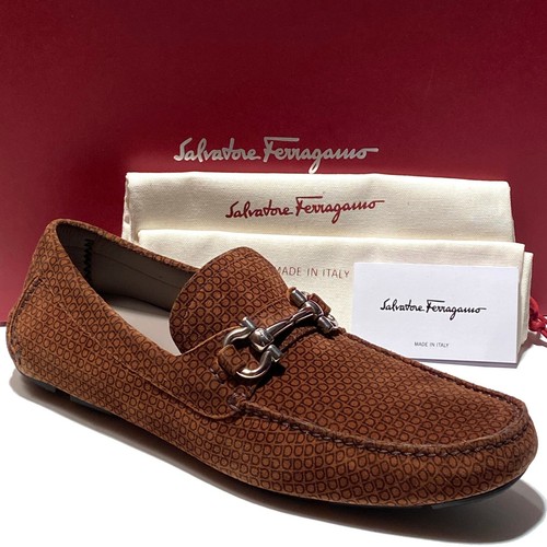 Salvatore Ferragamo Parigi Suede Driver
