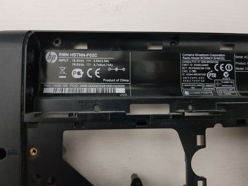 hp compaq cq62-a20sb laptop bottom cover case base / boitier carcasse coque cq62 - Afbeelding 3 van 7