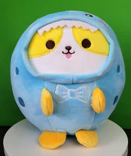 AIXINI Cute Corgi Dinosaur Plush Pillow 7” Shiba Inu Dino Stuffed Animal