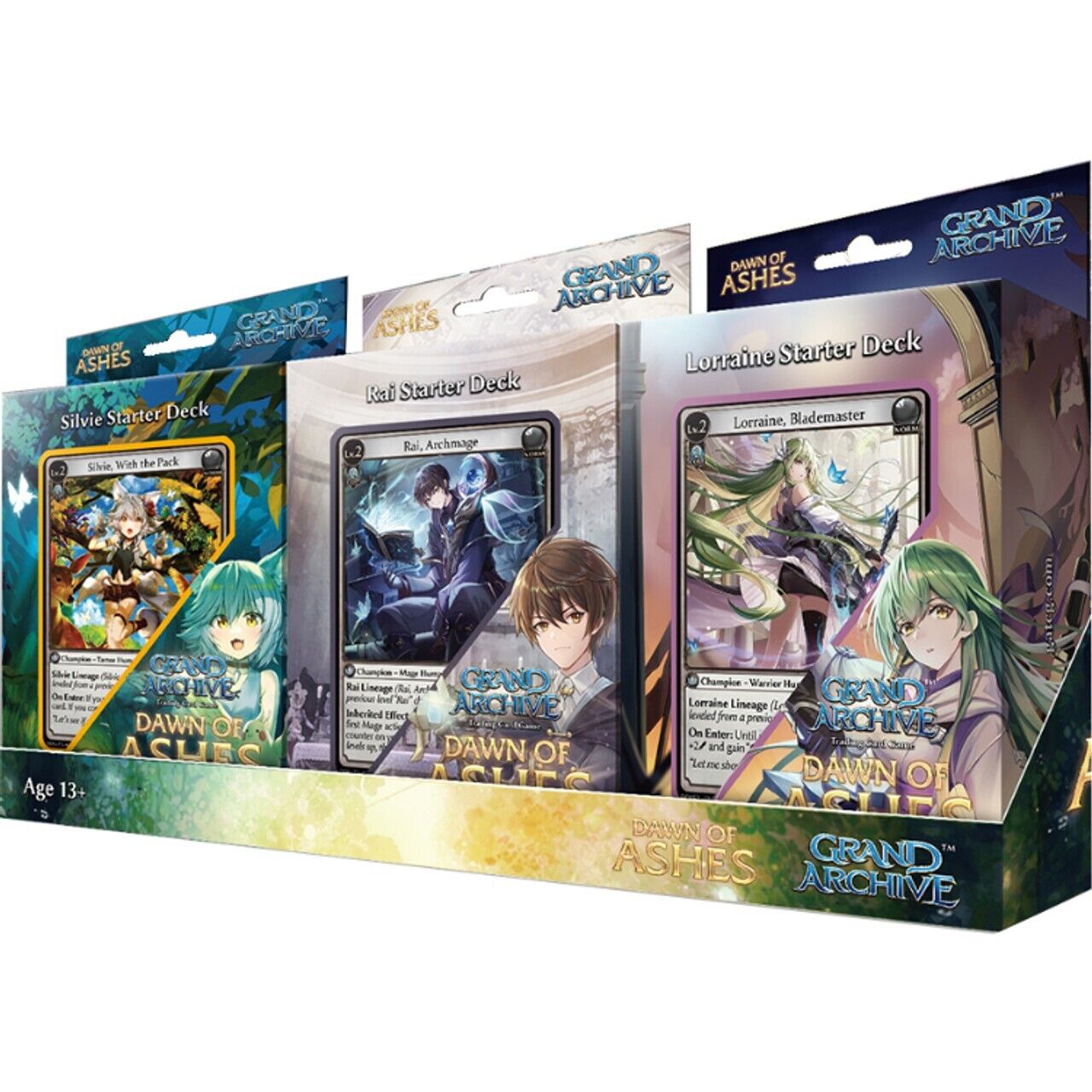 Set of All 3 Starter Decks Dawn of Ashes Grand Archive TCG BACKORDER