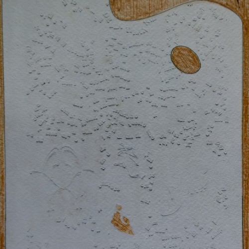 Litografia Bolaffiarte Ezio Gribaudo no firma fotolito Quadro Arte astratta asta - Foto 4 di 4