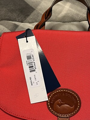 Dooney & Bourke Nylon Flap Backpack In Red Amazon.com: Dooney & Bourke Handbags for Women, Small Nylon  main image 4