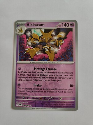 Carte Pokémon - Alakazam Reverse 082/167 - EV06 Mascarade