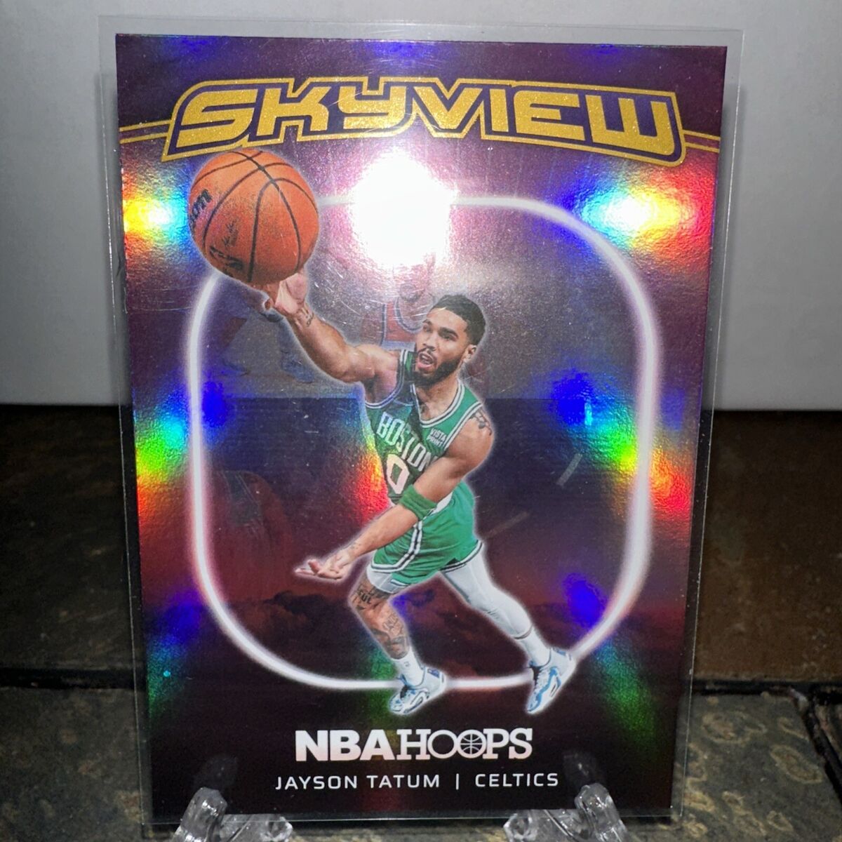 Jayson Tatum 2024-25 Panini NBA Hoops SkyView Holo Insert Jayson Tatum 2024-25 Panini NBA Hoops SkyView Holo Insert