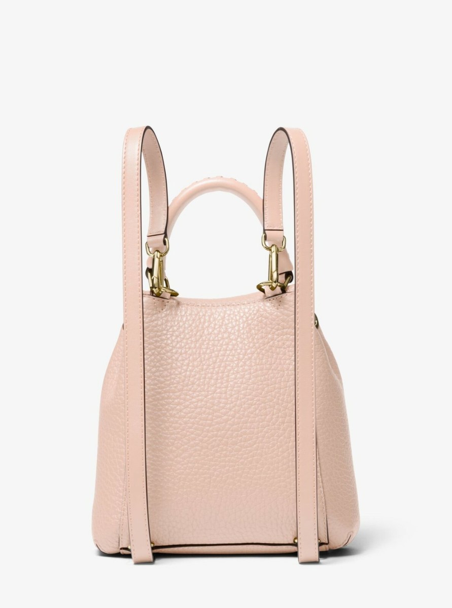 New Michael Kors Viv Extra-Small Pebbled Leather Backpack  display picture 3
