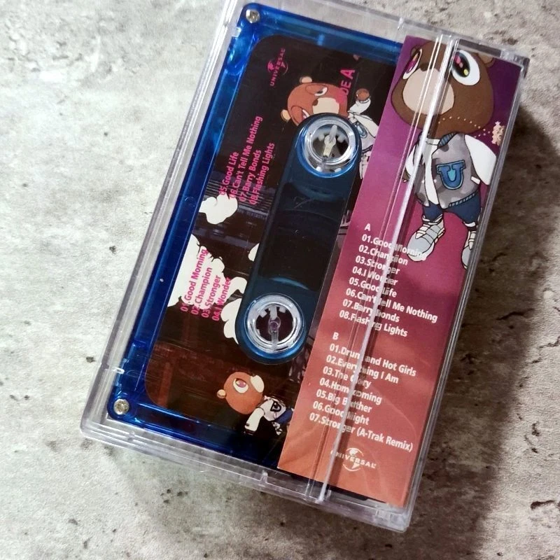 Kanye West Graduation Retro Album Tape Sealed Cassettes Foto 2 de 2