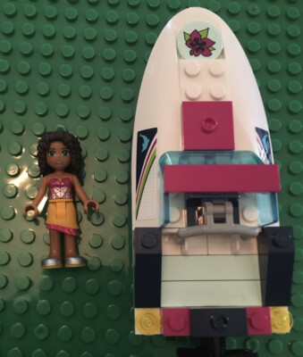 Lego Friends Andrea's Speed Boat Transport Minifigure and Boat