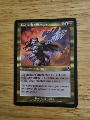 MTG - Quicksilver Dagger - Apocalypse - French Edition