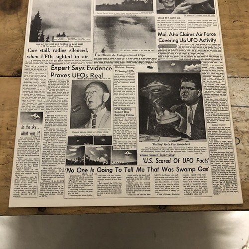 Revista Flying Saucers junio 1968 no. 27 UFO Alien Vintage Espacio De Colección - Imagen 6 de 6