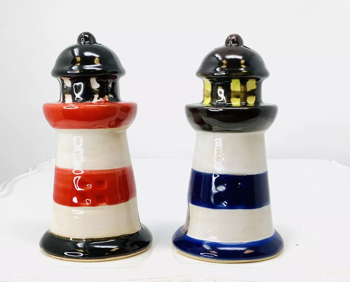 Lighthouse salt and pepper shakers deals