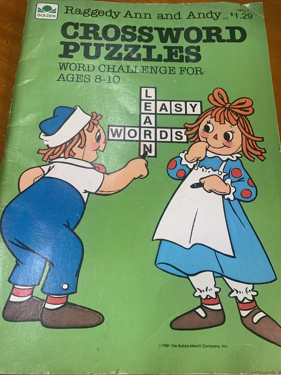 洋書 Raggedy Ann and Andy See-A-Word Puzzles Raggedy Ann and Andy crossword puzzles￼ | eBay