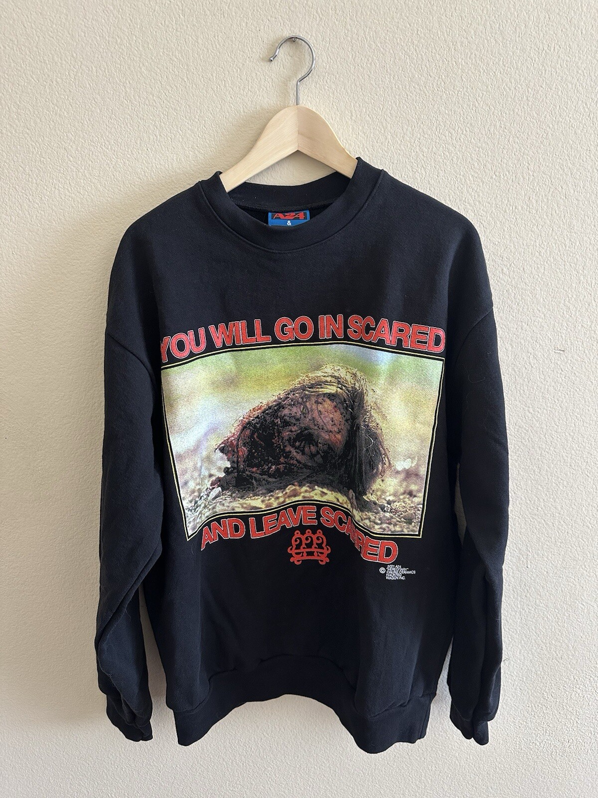 Online Ceramics x A24 Hereditary Oversized Crewneck Sweatshirt  