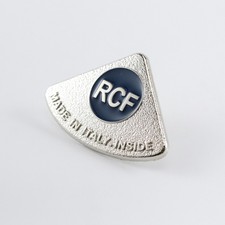 RCF zinc alloy logo badge replacement piece 36mm 1.41"