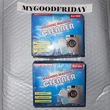 Hinio Washing Machine Cleaner Descaler 32 Pack Deep Solid Clean Tablets Exp:3/25