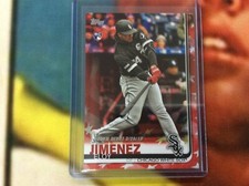 2019 Topps Update Eloy Jimenez #27/76 Independence Day Red Rookie RC Card