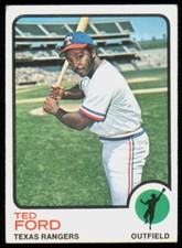 1973 Topps Ted Ford Texas Rangers #299