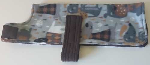 YUPPY YAPS AUST MADE mini dachshund polar fleece coats 2 styles - Picture 3 of 41