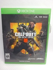 NO GAME Call of Duty Black Ops 4 IIII Xbox One Empty Replacement Case & Art ONLY