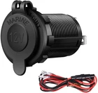 12V Cigarette Lighter Socket Charger Power Adapter For Car Marine Motorcycle RV