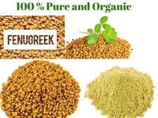 Organic Fenugreek Seed Powder Trigonella foenum graecum 100 Pure Natural Methi