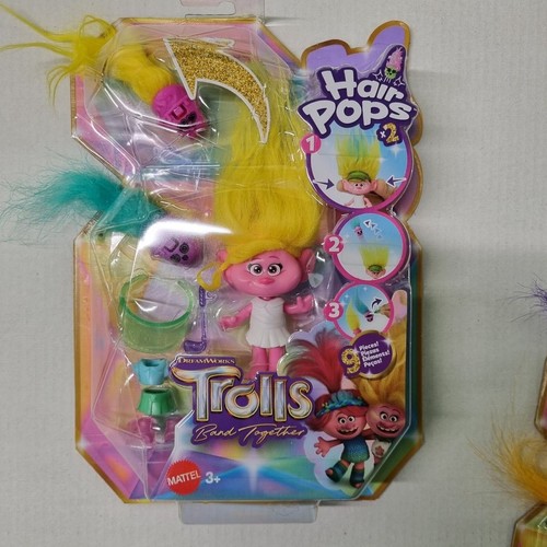 Trolls Band Together Muñeca Pequeña Figura Hair Pops * Elección de Personajes * MATTEL - Imagen 9 de 11