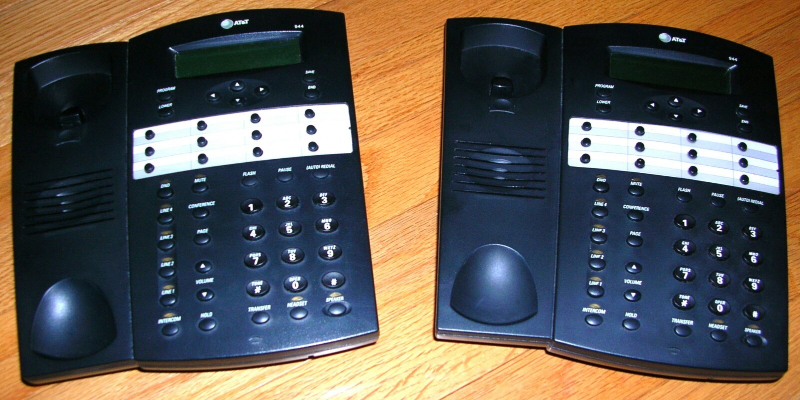 (2) AT&T # 944 INTERCOM TRANSFER 4 LINE BUSINESS OFFICE CORDED ...