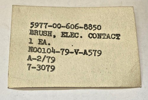 WESTINGHOUSE 120A509G06 ELECTRICAL CONTACT BRUSH - Photo 2/5
