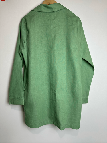 Sage green linen short set - Picture 7 of 9