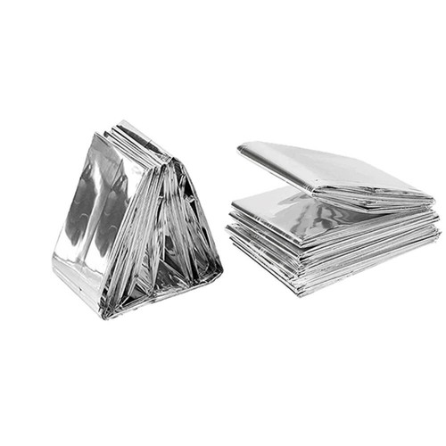 1 • Manta Mylar Solar de Emergencia Extra Grande 82"x 54 Seguridad de Supervivencia - Imagen 9 de 10