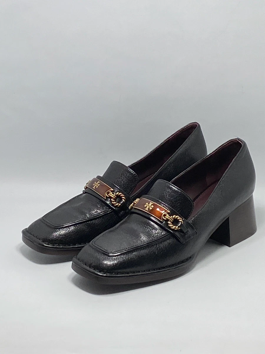 Tory Burch Perrine embellished leather loafer pumps size 9