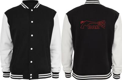 Collegejacke - Bang Bang Bar Twin The Tavern R ( Sprüche / Lustig / Fun / Spaß )