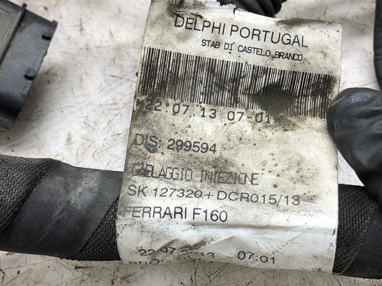 2014-2019 MASERATI GHIBLI 3.0L V6 RWD ENGINE WIRING HARNESS OEM.