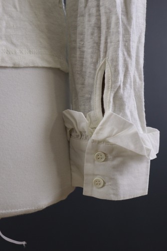 Claudie Pierlot Paris White Long Sleeve Lagenlook Jabot Blouse Shirt Size 3 - Picture 10 of 17