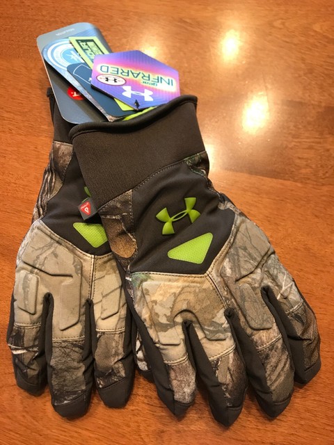 under armour coldgear infrared scent control gloves