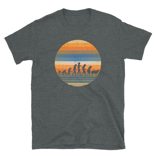 Funny Monkey Ape to Sheeple Sarcastic Retro Evolution of Man Hipster T-Shirt - 第 9/9 張圖片