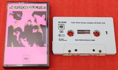 PSYCHEDELIC FURS - UK CASSETTE TAPE - FIRST/DEBUT/SELF TILED - PINK COVER - 1985