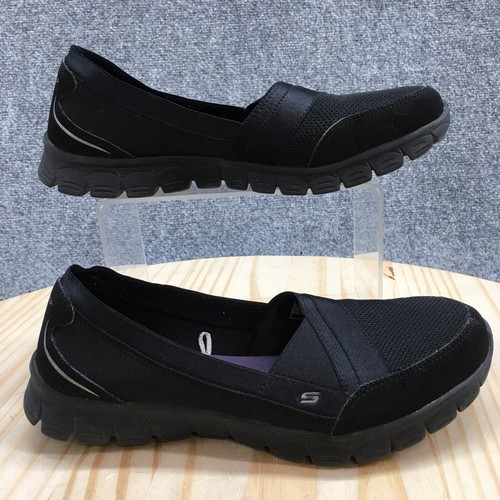 Skechers Schuhe Damen 8 EZ Flex 3.0 fantastische Sneaker schwarz Slipper 59557S