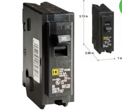 Circuit Breakers - 30 Amp 120 240 Vac