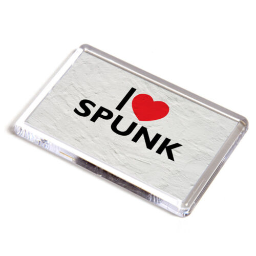 FRIDGE MAGNET - I Love Spunk - Novelty Gift - 第 1/1 張圖片