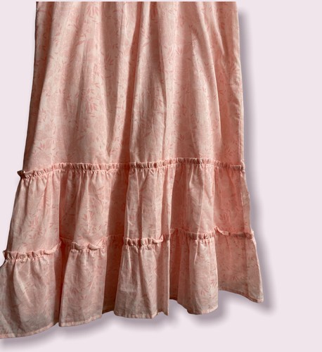 JANIE & JACK Girl’s Pink Floral Resort Collection Dress Sz 10 Tiered Lined NWOT - Picture 6 of 11
