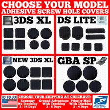 Screw Hole Rubber Dust Cover Plug for Nintendo New/3DS/XL/LL/DS Lite/GBA SP/NDSL