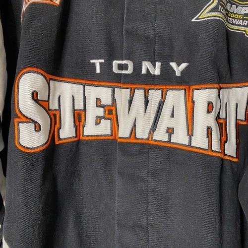 Chase Authentics Size XXL 2005 Tony Stewart 20 NASCAR Racing Jacket 100% Cotton - Picture 2 of 12