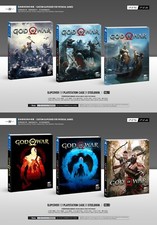 PS4 PS5 / STEELBOOK GOD OF WAR 2018 Custom Slipcover / Sleeve 6 Styles