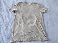 beige shirt size12 gift idea kid's girl boy summer modern cotton castro unisex